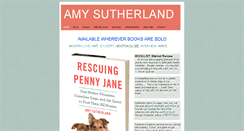 Desktop Screenshot of amysutherland.com